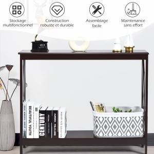 Console Meuble TI87983 Marron