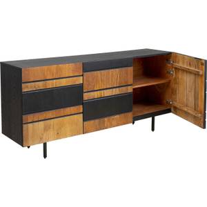 Buffet Bingo Marron - Bois massif - Bois/Imitation - 160 x 75 x 38 cm