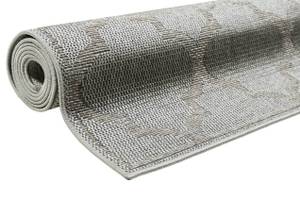 Outdoorteppich Gleamy Grau - Silber / Grau - Silbergrau - 80 x 150 cm