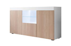 Sideboard Natolia Sonoma Trüffel Dekor - Weiß