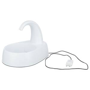 Fontaine à eau pour chiens 443993 Blanc - Matière plastique - 25 x 35 x 25 cm