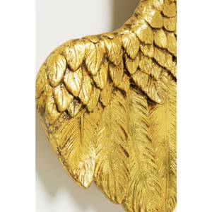 Déco murale ailes horizontale (lot de 2) Doré - Verre - 203 x 86 x 12 cm