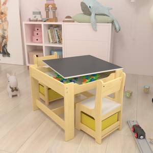 Kindertisch-Set Irixoa Braun - Kunststoff - 61 x 48 x 63 cm