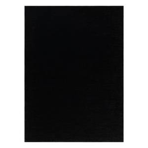 Tapis Softy Plaine Couleur Unie Noir 60 x 100 cm