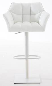 Tabouret de bar Damaso Lot de 2 Blanc - Blanc