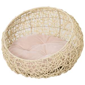 Katzenhöhle D30-247BG Beige - Polyrattan - 56 x 35 x 56 cm