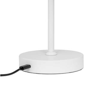 Lampe à poser Stockholm rechargeable Blanc - Métal - 20 x 30 x 20 cm