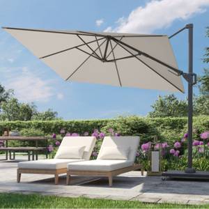 Parasol déporté 2m70 x 2m70 - Voyager T2 Gris