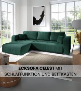 Ecksofa CELEST Grün