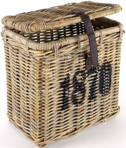 Aufbewahrungskorb GREYRATSTORE Grau - Rattan - 27 x 40 x 40 cm