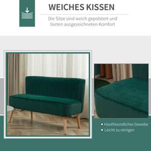 2-Sitzer Stoffsofa 833-524V05 Dunkelgrün