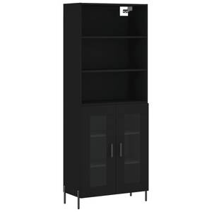 Highboard DE3093 Schwarz - Holzwerkstoff - 34 x 180 x 70 cm