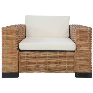 Sofa(2er Set) 298259-2 Braun - Rattan - Massivholz - Holzart/Dekor - 195 x 67 x 80 cm