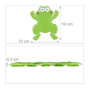 Stickers de grenouille lot de 5 Vert - Matière plastique - 12 x 14 x 1 cm