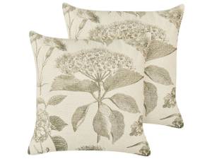 Coussin décoratif ROSEMARY Beige - Vert