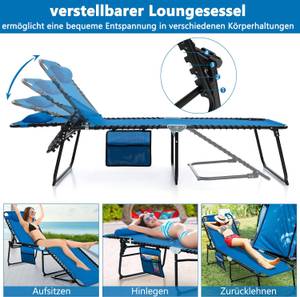 Sonnenliege ZB33898 Blau