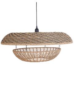 Lampe suspension KIDEPO Beige - Bleu - Papier - 65 x 20 x 65 cm