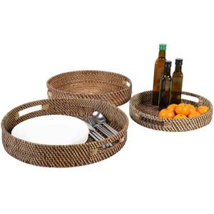 Serviertablett Rattan Bea 34 x 6 x 34 cm