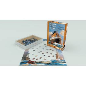 Puzzle Titanic 1000 Teile Papier - 26 x 6 x 36 cm