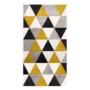 Tapis GEO SCANDI Jaune - 150 x 80 x 80 cm