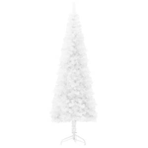 Demi-arbre de noël artificiel Blanc - 61 x 240 x 61 cm