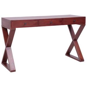 Bureau Marron - Bois massif - Bois/Imitation - 132 x 77 x 132 cm