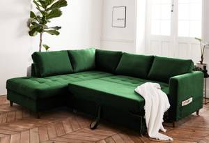Canapé d'Angle Convertible - ANNA Vert