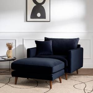 Fauteuil design Villabon Bleu marine