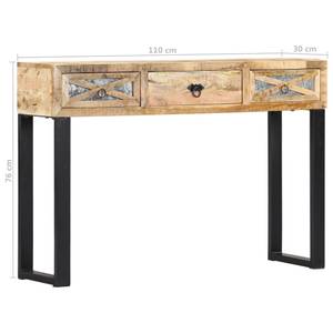 Konsolentisch 282761 Braun - Massivholz - Holzart/Dekor - 110 x 76 x 30 cm