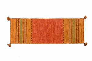 Kansas moderner Teppich Orange - Textil - 200 x 1 x 60 cm