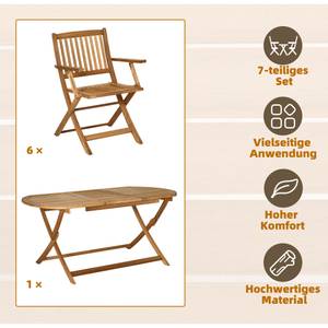 Essgruppe 84B-938 Massivholz - 85 x 72 x 160 cm