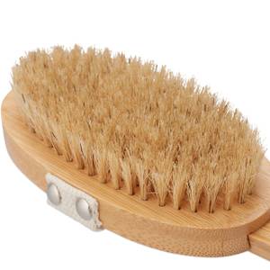 Lot 6 pièces brosse dos Marron - Blanc - Bambou - Fibres naturelles - Textile - 7 x 41 x 3 cm