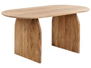 Table de salle à manger SKYE Marron - Bois massif - 180 x 78 x 90 cm