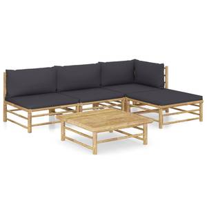 Garten-Lounge-Set (5-teilig) 3009675-6 Dunkelgrau