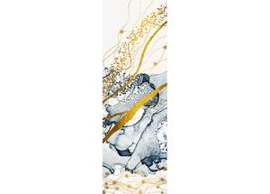 affiche motif figurativ Bleu - Fibres naturelles - Textile - 90 x 270 x 270 cm