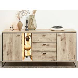 Sideboard Robin 4 Braun - Holzwerkstoff - 180 x 86 x 49 cm