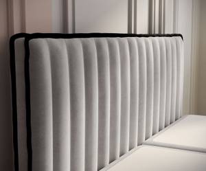 Boxspringbett Pillar Beige - Breite: 140 cm