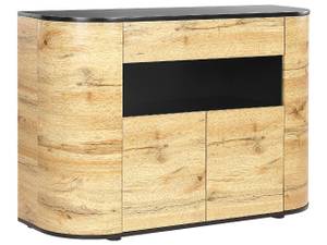 Sideboard JEROME Schwarz - Braun - Holzwerkstoff - 120 x 83 x 40 cm