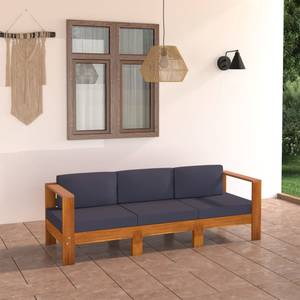 Gartensofa 3006534-17 Grau - Massivholz - Holzart/Dekor - 70 x 60 x 65 cm