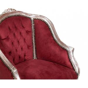 Fauteuil  LOUIS XVI Multicolore - Rouge - Argenté