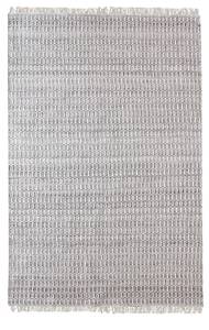 Handgefertigter Teppich Soraya Grau - Kunststoff - 160 x 230 x 1 cm