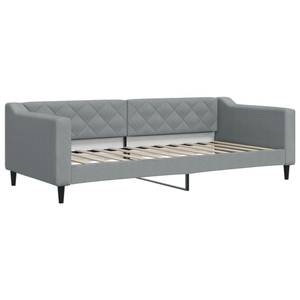 Lit de repos 3030076-1 Gris - Métal - Textile - 223 x 67 x 100 cm