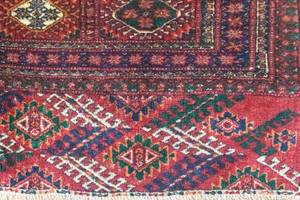 Buchara - 285x226cm Rot - Naturfaser - 226 x 1 x 285 cm