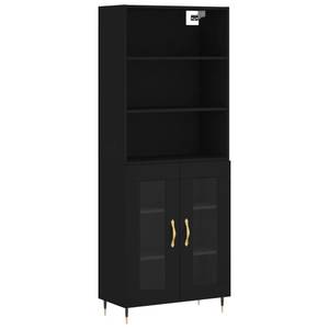 Highboard DE9142 Schwarz - Holzwerkstoff - 34 x 180 x 70 cm