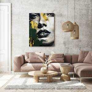 Image Canvas VISAGE De Femme Abstraction 60 x 90 x 90 cm