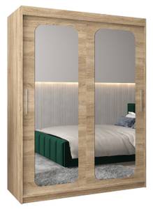 Armoire à portes coulissantes promo t3 Imitation chêne de Sonoma - Largeur : 150 cm - 2 porte