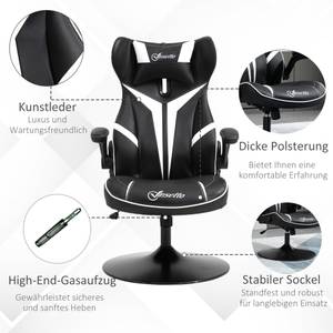 Gaming Stuhl ergonomisch 921-358WT Schwarz