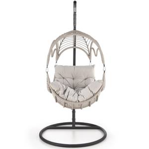 Hängesessel LORETO Grau - Rattan - 202 x 69 x 85 cm