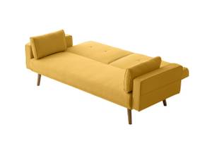 Canapé droit scandinave ELGA convertible Jaune