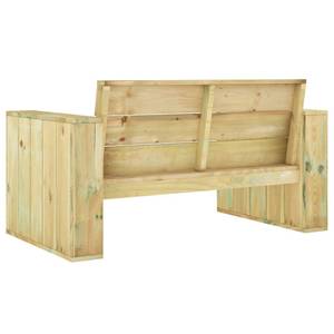 Gartenbank 3011386 Grün - Holzwerkstoff - Holzart/Dekor - 139 x 74 x 76 cm